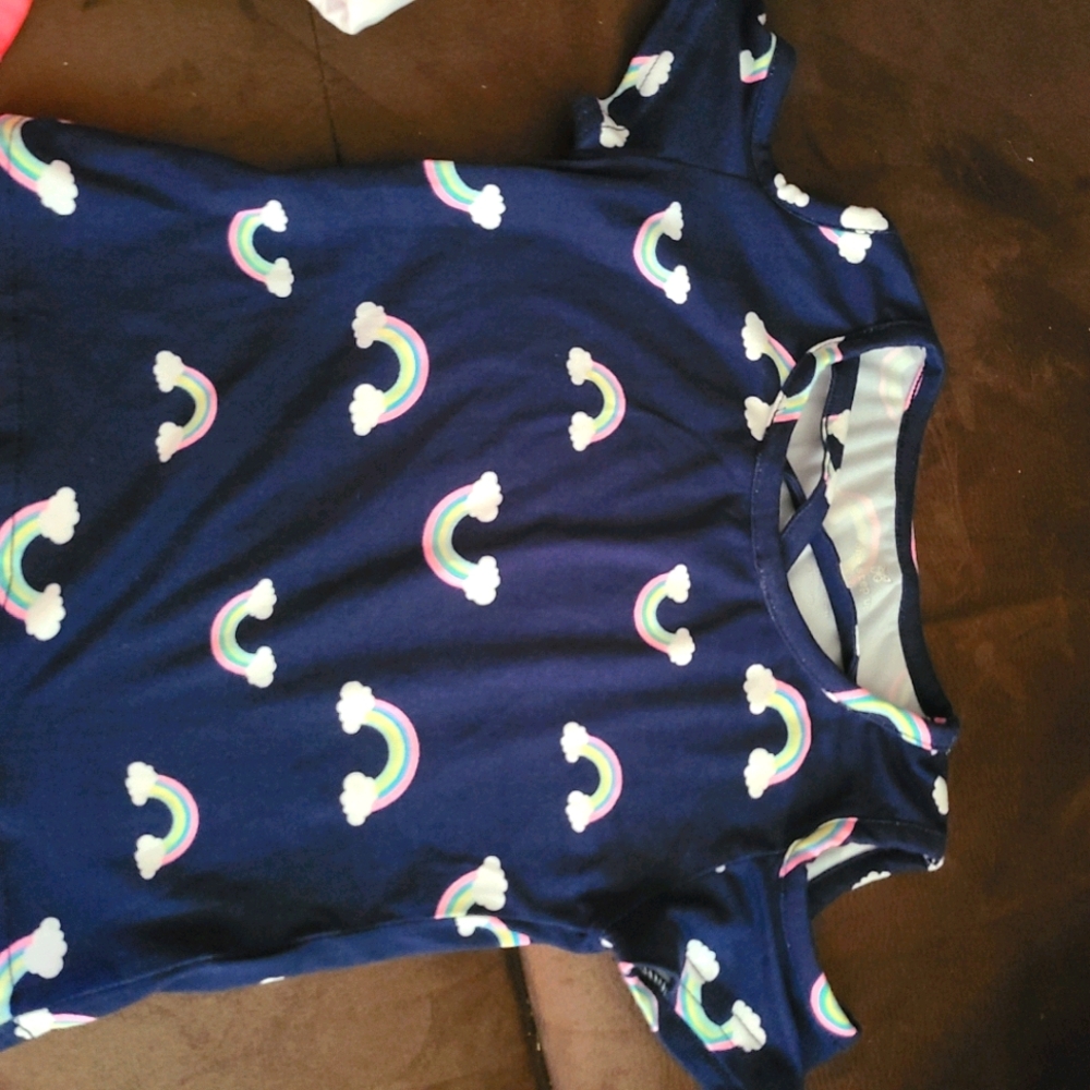 2 rainbow shirts